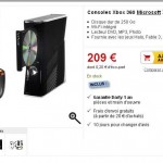 Xbox360 250go + 3 jeux à 209 euros port inclu ... 182.35 la xbox360 250go nue