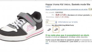 baskets enfants kappa pour filles