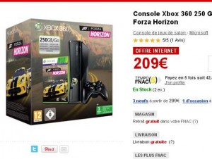pack xbox360 250go forza horizon