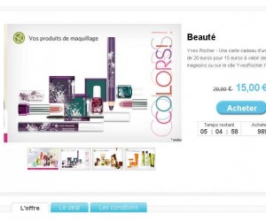 carte cadeau yves rocher