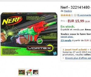 vortex-proton jouet nerf