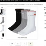 7.88 les 9 paires de chaussettes Ellesse