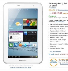 tablette samsung galaxy tab 2
