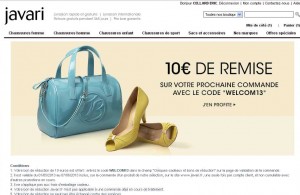 javarie code de reduction