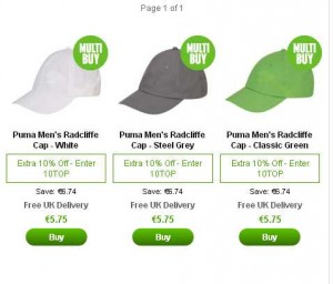 casquettes puma