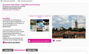 location de vacances juillet