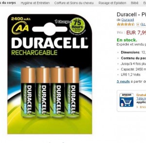 piles aa duracell