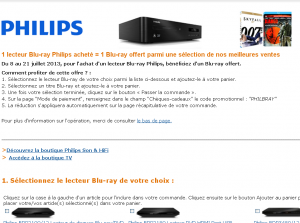 lecteur blu ray philips