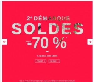 solde , deuxieme demarque zalando