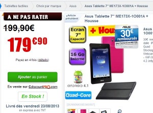 tablette asus quad core