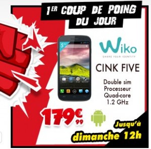 smartphone wiko cink five