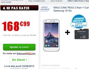 wiko cink peax2