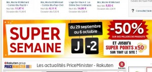 priceminister super affaire septembre 2013