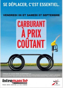 prix coutant carburant intermarché
