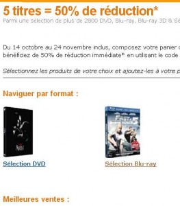 50% blu ray et dvd