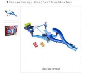 jouet cars2 piste super cascade