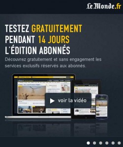 le monde editionne abonnée
