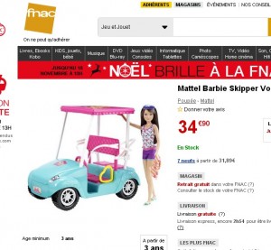 sur le site de la fnac , ce meme jouet est vendu pres de 35 euros