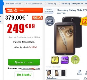 tablette galaxy note 8 puissante