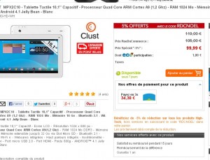 tablette quad core clust