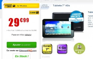 tablette cdiscount