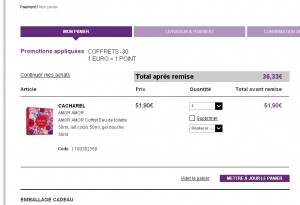 offre parfums marionnaud