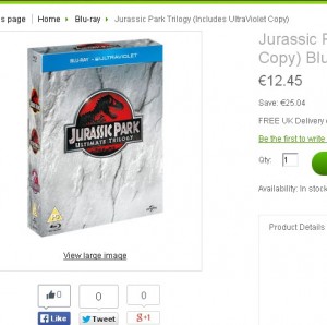 jurassik park trilogie