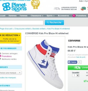 les pro blaze sont meme à 70 euros sur le site planet sport