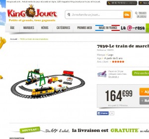 chez kingjouet, ce meme jouet est à pres de 165 euros 