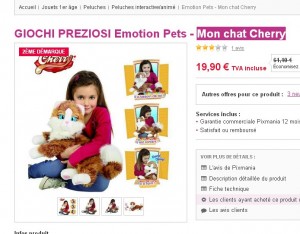 jouet chat perry giocchi preciosy