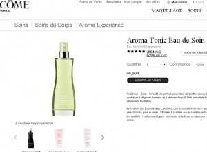 46.6 euros cette meme eau de soin sur le site lancome