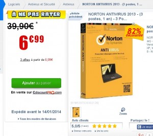 norton 2013 pour 3 postes