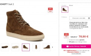 très bonne affaire quand on voit ces mêmes chaussures vendues trois fois plus chères sur sarenza