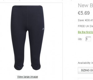 collant running capri