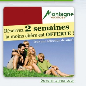 vacances à la montagne