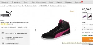 bonne affaire donc pour ces chaussures vendues trois fois moins cheres que sur zalando