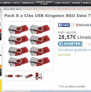clé usb pas chères
