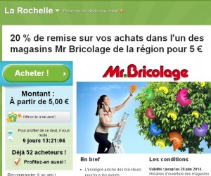 reduction mr bricolage
