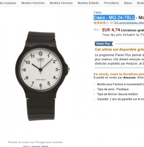 montre casio