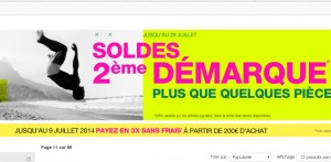 soldes deuxieme demarque