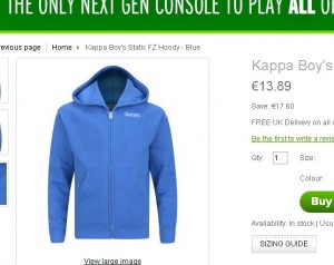 sweat kappa enfant
