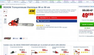 tronconneuse thermique