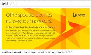bing ... pub gratuite
