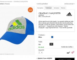 casquette adidas