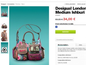 sac desigual