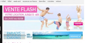 aout vente flash location