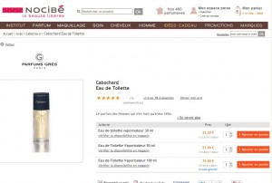 chez nocibe le flacon de 100ml est à pres de 80 euros