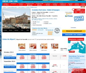 croisiere pas chere