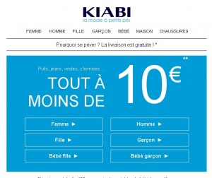 kiabi 10 euros