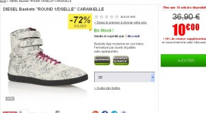 baskets femmes diesel